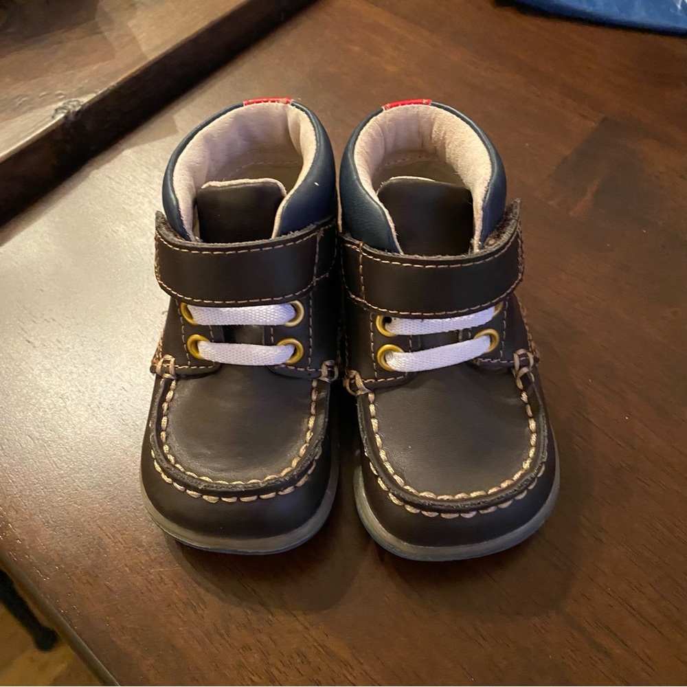 See Kai Run Infant Boys Owen Leather Chukka Boots